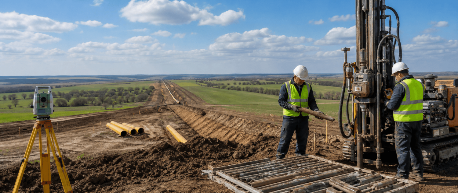 Геологические изыскания для газопровода в Иваново Геологические изыскания для газопровода в Иваново